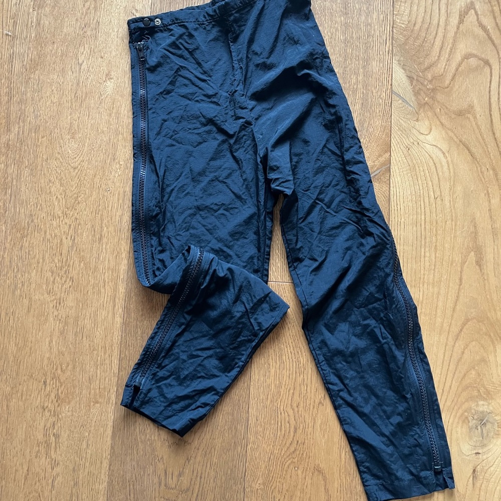 Nylon side Zip Away pants size S/M
